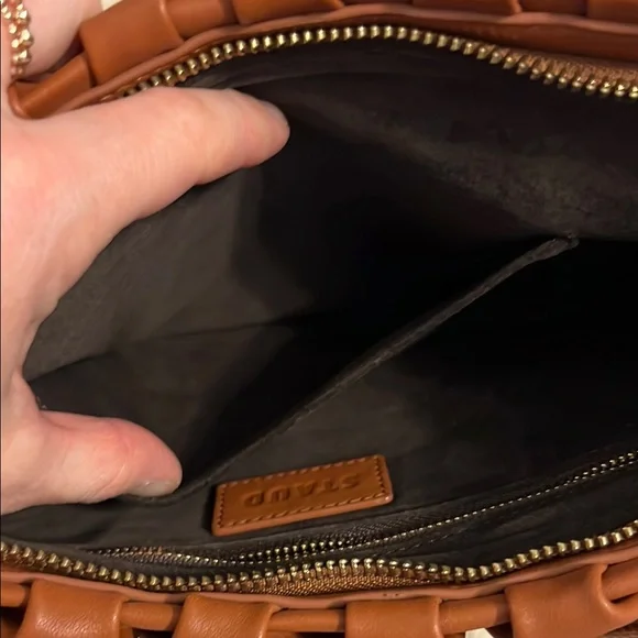 Staud Tan Leather crossbody Women's Bag - Picture 10 of 11